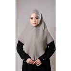 Hürrem Bone Taş Pratik Hazır Geçmeli Tesettür Eşarp Pamuk Caz Kumaş Tek Katlı Çapraz Hijab 2305_46