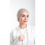 Hürrem Bone Vizon Pratik Hazır Geçmeli Tesettür Bone Viskon Kumaş Sade 3003_10 - Standart