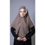 Hürrem Bone Vizon Pratik Hazır Geçmeli Tesettür Eşarp Pamuk Caz Kumaş Düz Hijab 2306_10