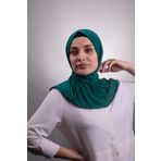 Hürrem Bone Zümrüt Pratik Hazır Geçmeli Tesettür Eşarp Sandy Kumaş Arkadan Çıtçıtlı 2101_37