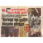 Hürriyet Gazetesi 5 Ocak 1990 - Panama Halkı Bayram Ediyor, Amerikalılardan Çok Panamalılar Sevindi GZ79675