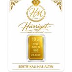 Hürriyet Mücevherat 24 Ayar Gram Altın - 10 gr