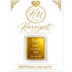 Hürriyet Mücevherat 24 Ayar Gram Altın - 5 gr