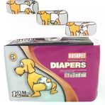 Hush Pet HUSHPET ULTRA EMİCİ KÖPEK KÜLOT ÇİŞ PEDİ M 12Lİ