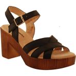 Hush Puppies Aviat 624236 Siyah Hakiki Deri Kadın Sandalet