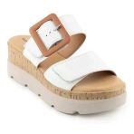 Hush Puppies Effeza 625205 Hakiki Deri Kadın Terlik Beyaz