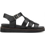 Hush Puppies Khida Anatomik Taban Hakiki Deri Kadın Sandalet - Siyah