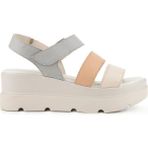 Hush Puppies Podporo Anatomik Taban Deri Kadın Sandalet - Mavi