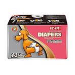 Hushpet Minik Irklar için Köpek Bezi Xs 2-4 kg 12 Adet