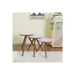 Hüsün Dekoratif Zigon Sehpa Set (6'LI TABLO HEDİYELİ)