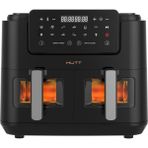 Hutt D9 Çift Hazneli 9 lt Airfryer Yağsız Fritöz