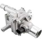 Huttrequ 55575048 Chevy Cruze Sonic Trax 1.4l 1.8l L4 2011-2017 Için Motor Soğutma Suyu Termostat Muhafazası 96984102 (Yurt Dışından) - Siyah