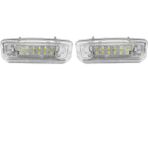 Huttrequ Araba Arka LED Plaka Işık Ford Focus 1998-2004 Için Araba Aksesuarları 1109489 1066481 1089043 1100511 (Yurt Dışından) - Siyah