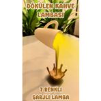H×UUNG Dökülen Kahve Figürü Kahve Köşesi Mutfak Salon Dekoratif Obje Biblo Ev Aksesuarı