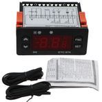 Huuog ETC-974 Dijital Sıcaklık Kontrolörü Mikrobilgisayar Termostatları Termostat Soğutma Alarmı 220V NTC Sensörü