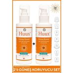 Huux Güneş Kremi Koyu Leke Karşıtı Spf 50+ Faktörlü Çok Yüksek Korumalı Güneş Kremi 50 Ml X2