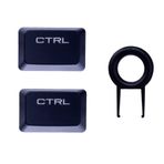 HUYUN Ctrl Keycaps yerine Corsair K95 K70 K65 RGB Rapidfire mekanik oyun klavyesi (K70 Ctrl X2PCS)