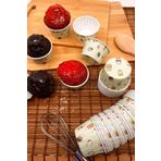 Huzur Party Store Mint Yeşili Desenli 50'li Kek Kalıbı Kek Dondurma Baskılı Fırında Dağılmayan 6.5x4 Cm Muffin Cupcake