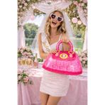 Huzur Party Store Pembe Çanta Folyo Balon 40x45 Cm Tutma Saplı Bride To Be Süsleri Bekarlığa Veda Partisi Konsepti