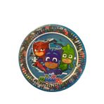 Huzur Party Store Pj Maskeliler Temalı Tabak 8 Adet Pija Maske Kedi Çocuk Karakterli Pijama Mask Lisanslı Ürün 23 Cm