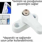 Huzuraks Pvc Kapı Pencere Çocuk Emniyet Kilidi - Pimapen Kilidi - Çelik 5 Adet - 0 - 3 Ay