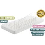 Hüzzam 80x180 cm Montessori ve Çocuk Karyolası Uyumlu 30 DNS 7 Bölge CNC Kesim Ortopedik Yatak (12 cm)