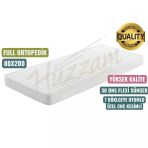 Hüzzam 80X200 Cm Ortopedik Sünger Yatak / Hemnes & Brimnes Divan Yatak Karyola Uyumlu (12 Cm)