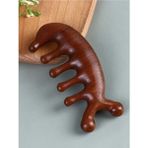 HVM Sandal Ağacı Gua Sha, Masaj Aleti Yüz & El & Tüm Vücut & Saç Bakım No:1