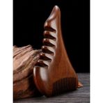 HVM Sandal Ağacı Gua Sha, Masaj Aleti Yüz & El & Tüm Vücut & Saç Bakım No:6