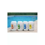 Hvz Kimya Havuz Bakım Seti Sıvı Klor(25kg) +Sıvı Ph Düşürücü (25kg) +Yosun Önleyici (10lt)+Parlatıcı (10lt)