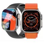 Hw8 Çift Kordon 49Mm - Siri Nfc Bluetooth Arama Konuşma - İos & Android Uyumlu Akıllı Saat