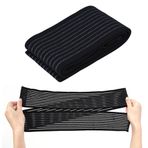HWGING Dizlik Diz Koruma Siyah Yüksek Esneklik Buzağı Uyluk Desteği Dizlik Sıkıştırma Wrap Destek Bandaj Brace