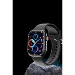 Hx Series 9 Suit Max Akıllı Saat | Bluetooth Kulaklık, 7 Kordon Hediyeli Koruyucu Hediyeli - Siyah