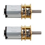 Hxchen 2 Adet DC 3V 250RPM N20 Tork Dişli Dişli Dişli Kutusu Mikro Elektrikli Motor