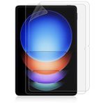 HXEYRAAL Xiaomi Pad 6S Pro 12,4 inç tablet için 2 adet parlama yapmayan PET ekran koruyucu folyo, yazma ve çizim imkanı sunar.