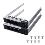 HY HUYUN 2,5 inç 0DXD9H SAS SATA Sabit Sürücü HDD Tepsi Kutusu Dell 14. Nesil 14 G14 R440 R540 R640 R740 R740 R740xd R840 R940 R6415 R7425 PowerEdge Sunucu SAS ile Uyumlu SATA HDD Vidalı Tepsi (2'li Paket)