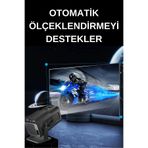 HY320 Mini Taşınabilir Android 11 WiFi LED Projektör 720P HD Ev ve Ofis Projeksiyon Cihazı