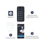 Hybrone Akım Korumalı Wi-Fi Akıllı Priz 16 Amper Çocuk Kilidi ile Enerji İzleme Özelliği - Beyaz - 1 Adet