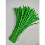 hyc heryerçiçeklenir 50 Adet Meyve Yeşili Şönil, Çiçek Yapımına Uygun Tüylü Tel, 30 cm 6 mm