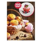 hyd 200 Adet Renkli Muffin Cupcake Kalıpları Kek Kapsülü Cupcake Muffin Kağıdı Renkli