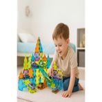 Hyd 50 Parça Magnetic Tiles Mıknatıslı Arabalı Manyetik Yapı Blokları Eğitici Oyuncak Set