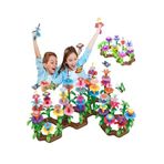 Hyd 52 Parça Bahçe Çiçek Yapım Seti Yapı Blokları Yapboz Bul Tak Puzzle Eğitici Oyuncak Çiçek Bahçesi