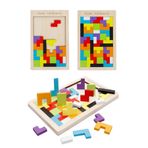 hyd Ahşap Blok Tetris Zeka Oyunu