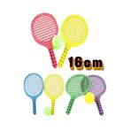 Hyd Oyuncak 4'lü Set Plastik Raket Karne Hediyesi Okul Öncesi Hediyelik 16 Cm Mini Boy Tenis Raketi