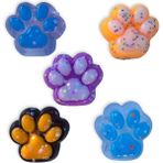 Hyd Oyuncak Squishy Kedi Patisi Sukuşi Pati Pullu Tüylü Pati Eğlenceli Oyun - Fuşya