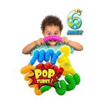 hyd Pop Tubes Pop Tube Popit 6 Adet Esnek Tüp Boru Eğitici Oyuncak