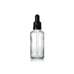 hyd Şeffaf Cam Şişe 50Ml Cam Damlalıklı