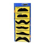 hyd Unisex Siyah Takma Bıyık Şaka Bıyığı 6'Lı Set Siyah