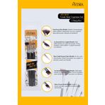 Hydra Professional Line Tırnak Süsü Uygulama Fırça Seti 5'Li Hd-8042
