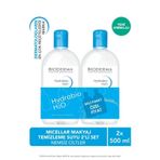 Hydrabio H2o Micellar Makyaj Temizleme Suyu 2'Li Set Nemlendirici Yuz Ve Goz Cevresi 500 Ml